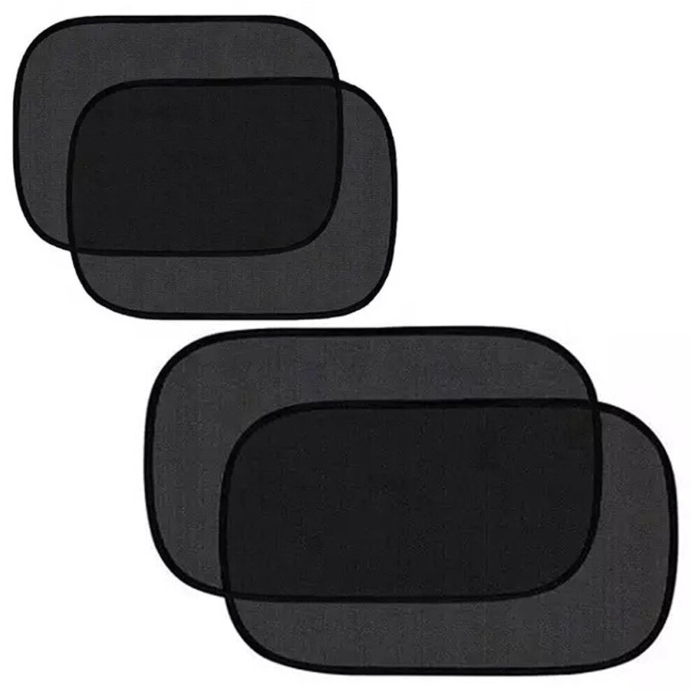 Car Side Window Shades for Baby, Transparent Car Side Window Sunshade for Kids, Automotive Sun Protection Baby from UV and Sun Glare, Static Cling UV