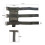 Βάση πυροσβεστήρα για Roll Bar, Ρυθμιζόμενη βάση πυροσβεστήρα για Jeep Wrangler TJ JK JL Gladiator, 5