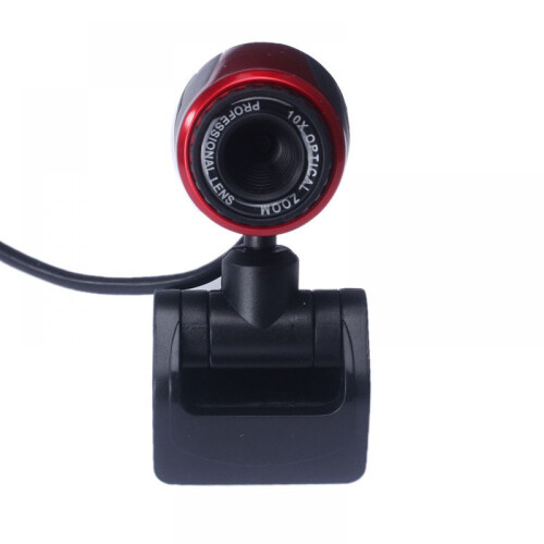 Κάμερα Webcam USB2.0 με ενσωματωμένο μικρόφωνο, οθόνη HD, περιστρεφόμενη βάση 360 για