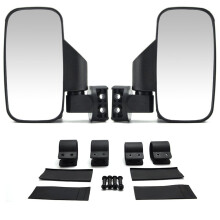 UTV-zijspiegels met 1,5" of 2" rolbeugel, bolle spiegels, designstijl met hoogwaardig bol glas voor verbeterde zichtbaarheid, robuust en van hoge