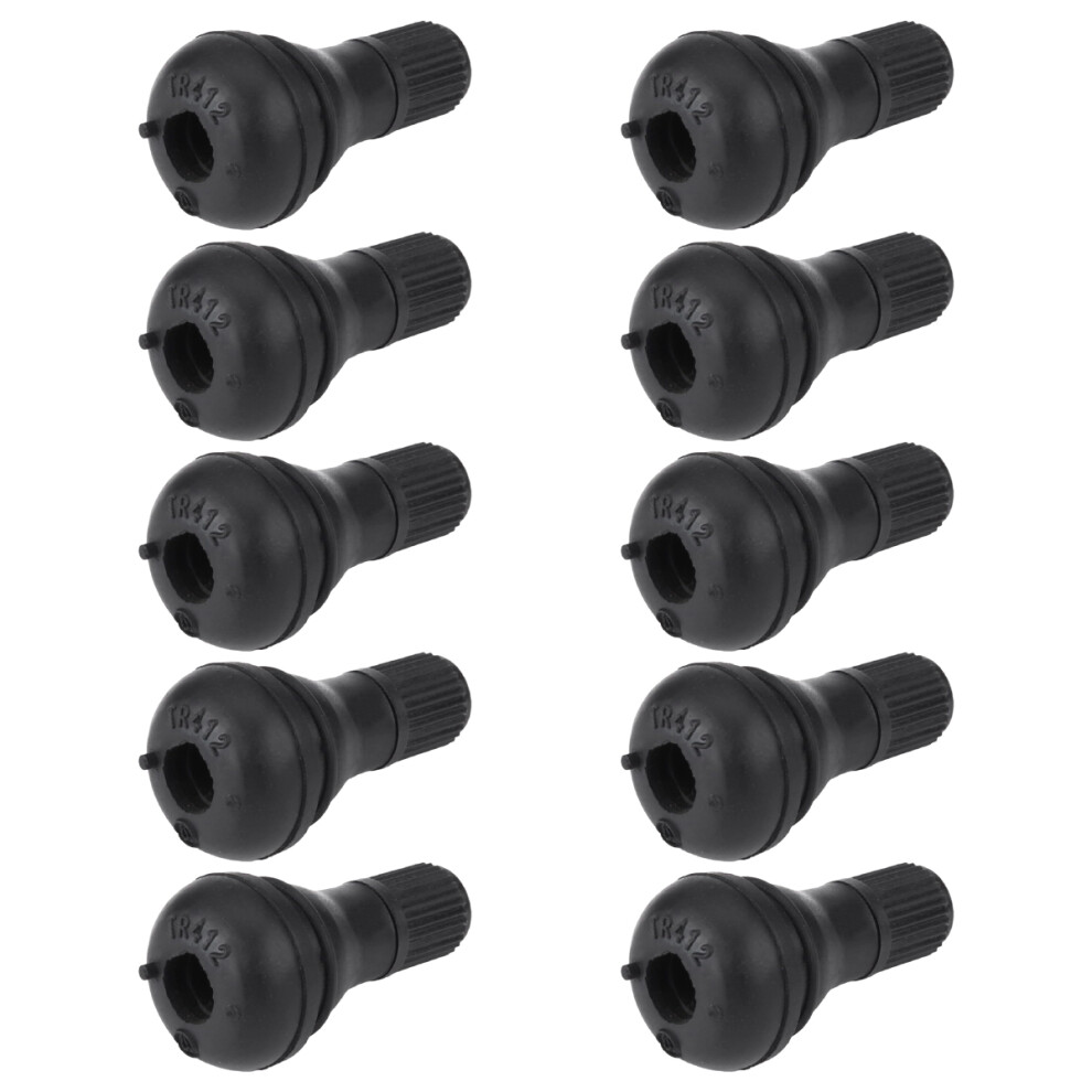 Tubeless Tire Valve Stems, Rubber Snap-In Tire Valve Stem For Standard 0.453 Inch Rim Holes, Universal For Tubeless Applications With High-Quality 9138057187823
