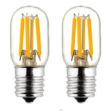 Ampoule LED E17 pour éclairage d'appareils électroménagers, ampoule de rechange non dimmable 2 W blanc chaud 2700 K, ampoule LED T7 avec diffusion