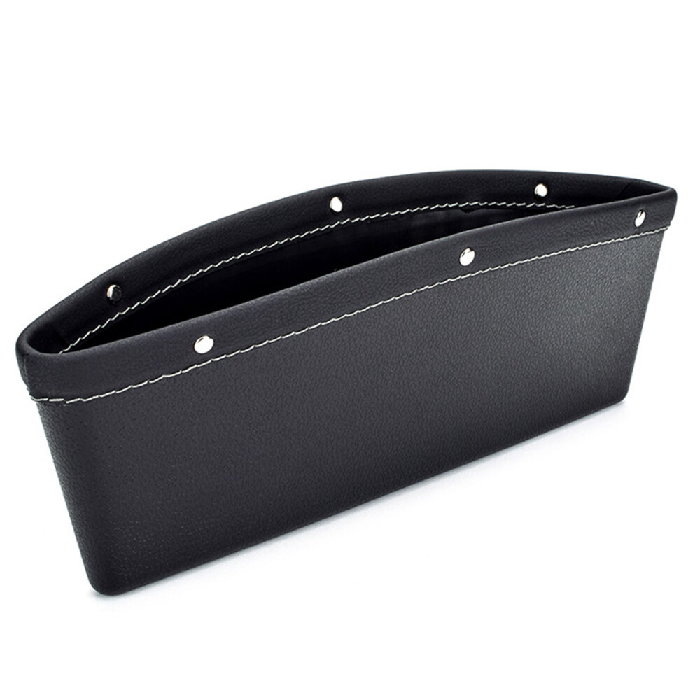Car Seat Pockets For Vehicle Interior, Pu Leather Car Console Side Organizer With Multifunctional Storage Compartment, Seat Catcher Holders For Keys 9138057189230
