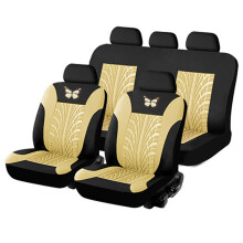 Bilsetetrekk komplett sett, pustende, tykkere premium sporty seteputer, universell passform, interiørbeskyttelse med delt benkryggtrekk.