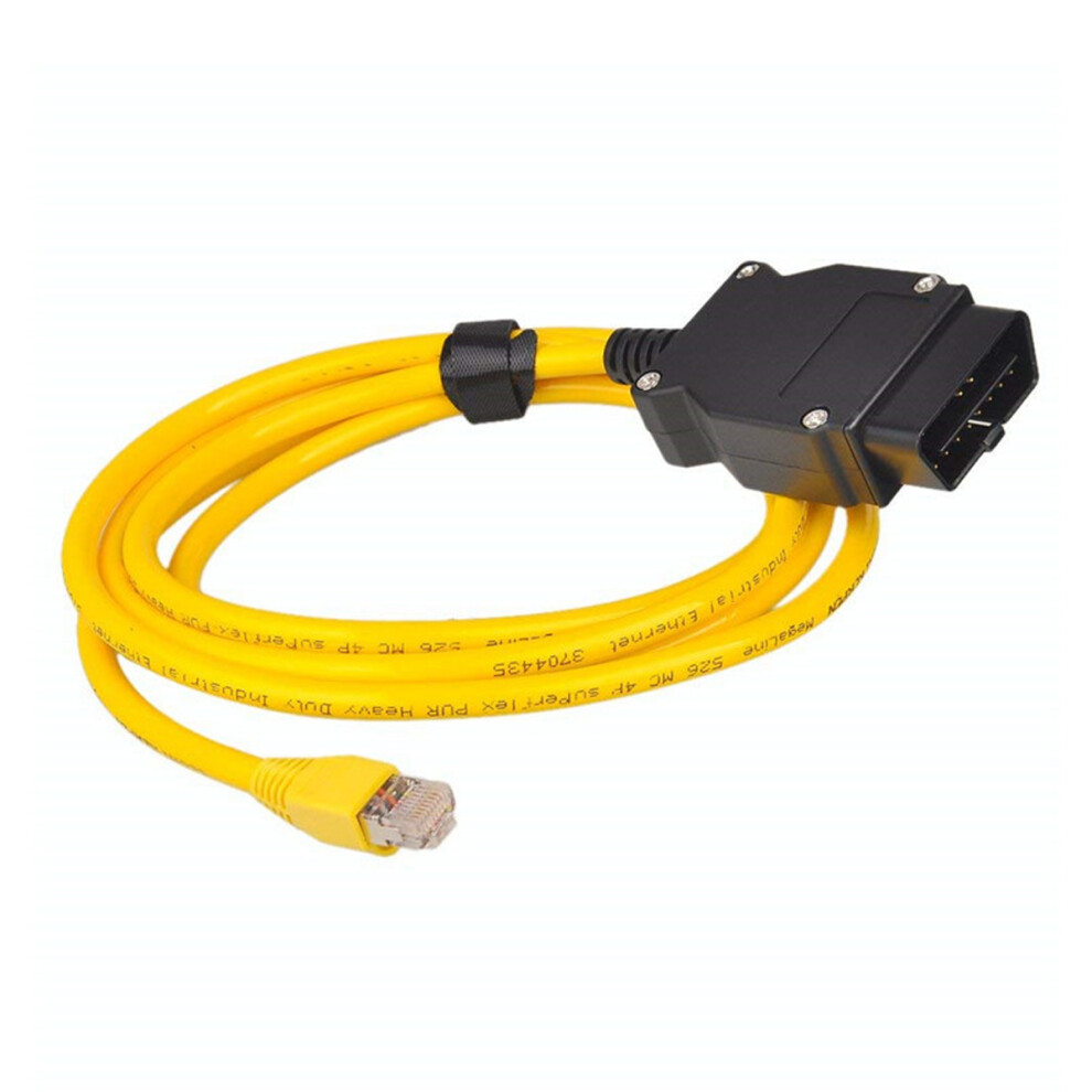Obd Interface Cable For Bmw F-Series, F-Series Coding Enet Rj45 Cable For Icom Obd2 Diagnostic Tool, High Speed Lightning To Ethernet Adapter For 9138057190700