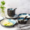 18Piece Ceramic Dinnerware Set for 4, Elegant Glazed Dinner Plates, Microwave and Dishwasher Safe 5