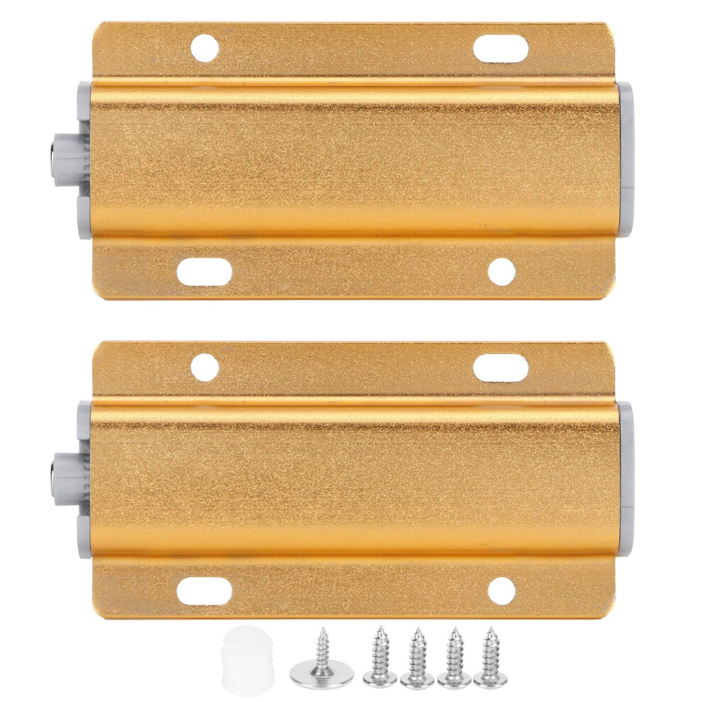 2 Set Magnetic Push Latch Cabinet Door Catch With Magnetic Lock Closure For Drawers And Cupboards 9365369031678