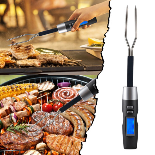 Digitale Grillgabel mit LCD-Display