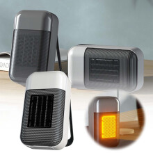 500W Electric Space Heater, Ceramic Heating Fan for Office Desk, Home, Camping - Fast Heating, Desktop or Wall-Mounted