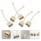 Guangmc5pcs RJ11Socket Converter2Way Telephone Splitter Adapter 6