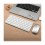 Wireless Bluetooth Keyboard Mouse Three Mode Keyboard Rechargeable Keyboard Mouse Support Tablet Laptop Computer Black 5