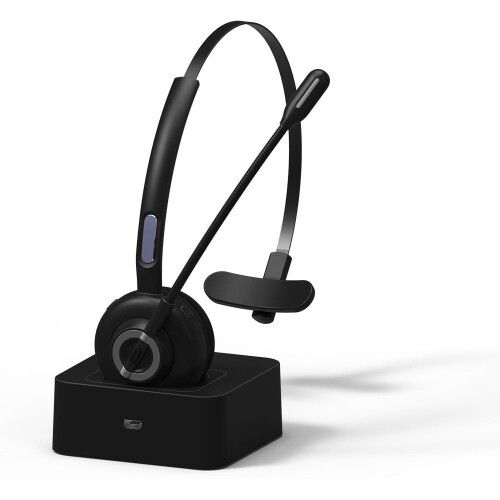 Ακουστικά Bluetooth Trucker με Μικρόφωνο, Ασύρματα Ακουστικά Ακύρωσης Θορύβου Συμβατά με 2