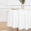 Toalha de mesa redonda preta de 228 cm (90 polegadas), resistente a manchas e rugas - capa de mesa de poliéster lavável para mesa de jantar, 2
