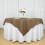 BalsaCircle70" x70" Vierkant polyester tafelkleed Taupe 5