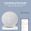 Sensor de temperatura e umidade Tuya WiFi com luz de fundo ajustável 5