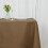 BalsaCircle70" x70" Vierkant polyester tafelkleed Taupe 4