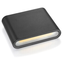 Lampa Solais LED Lasmuigh 6W Lampa Conaire Lampa Balla Cearnógach Solas Balla Lasmuigh Lampa Lasmuigh