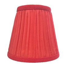 Royal Designs, Inc. Paralume a pieghe a fungo per lampadario modello CS-1060-5RED, rosso, 3x5x4,5