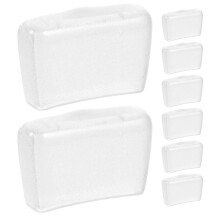 Conjunto de 8 alicates para quebrar vidro com pontas deslizantes e capas de borracha de reposição.