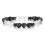 RSAMD Bracelets faits main en perles et agate naturelle - gris 1