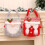 Sacolas de Natal com Gnomos - Sacolas de Presente Reutilizáveis para o Natal com Decorações 5