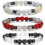 RSAMD Bracelets faits main en perles et agate naturelle - gris 2