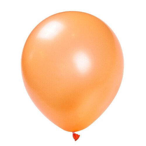 20 Balões de Látex de 10 Polegadas, Espessos e Perolados, Brilhantes, para Decoração de Festas de Aniversário (Laranja) 1