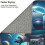 Πατάκι στεγνώματος πιάτων Stitch Space Adventure για πάγκο κουζίνας, πατάκι πιάτων 7