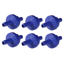Lot de 15 clapets anti-retour en plastique pour pompe à air d'aquarium (bleu)