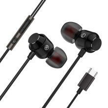 Bronntanais Cásca Quinlirra do Mhná agus d’Fhir Imréiteach Cluasáin In-Chluas Cineál-C USB-C Cluasáin Cluasáin le Micreafón Sreangrialaithe