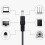 Câble d'alimentation USB vers CC 11 en 1, avec 8 adaptateurs de connecteur interchangeables 3