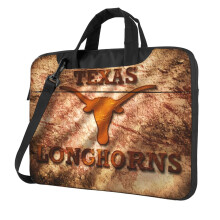 Bolsa para laptop Texas Longhorns, bolsa transversal para laptop ou tablet, tecido elegante, durável e repelente à água, 13, 14, 15,6 polegadas,