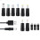 Câble d'alimentation USB vers CC 11 en 1, avec 8 adaptateurs de connecteur interchangeables 2