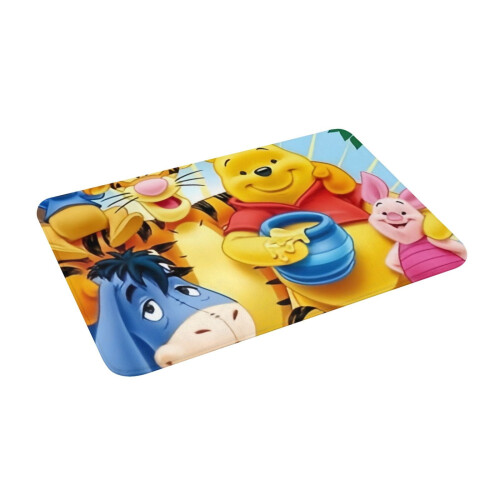 Εξατομικευμένο χαλί φανέλας Winnie the Pooh για εσωτερικούς χώρους, υπνοδωμάτιο, 1