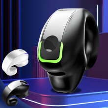 Jacenvly2024Nya Bluetooth-hörlurar, trådlösa öronklämmor med gasledning, öppen on-ear-design, sporthörlurar, vita