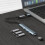 USB 3.0 Hub mit 4 Ports, High-Speed-5-Gbit/s-Splitter-Dockingstation, Multi-Interface-Extender für Computer 2