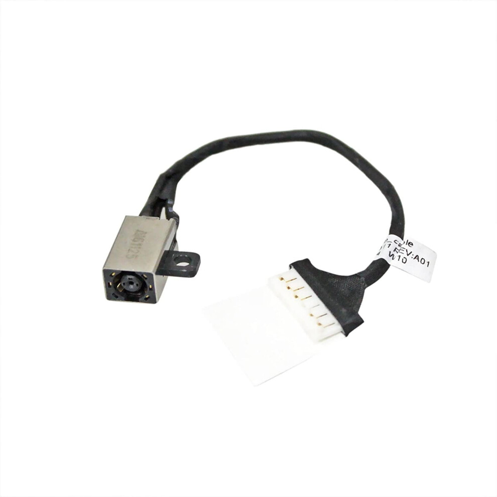 New Ac Dc Jack Power Charging Port Socket Connector Cable Harness Replacement For Compatible With Dell Inspiron 14 3462 3467 3468 P76g 9149926925811