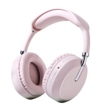 Avtoify Nya Huvudburna Trådlösa Hörlurar Bluetooth Fabriksstereo Intelligent Brusreducering Ultra Lång Räckvidd Sporthörlurar Rosa