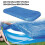 Capa protetora retangular para piscina inflável, à prova de vento e chuva. 5