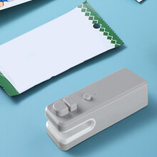 Mini Zaksealer 2024 Nieuw 2-in-1 Zaksealer en USB-oplaadbare mini-sealer Warmtesealapparaat Draagbare vacuüm voedselsealer Zaksealer