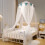 WinysinSpacious Folding Net Bed Suspended Ceiling Net Princess Wind Dome Home 6