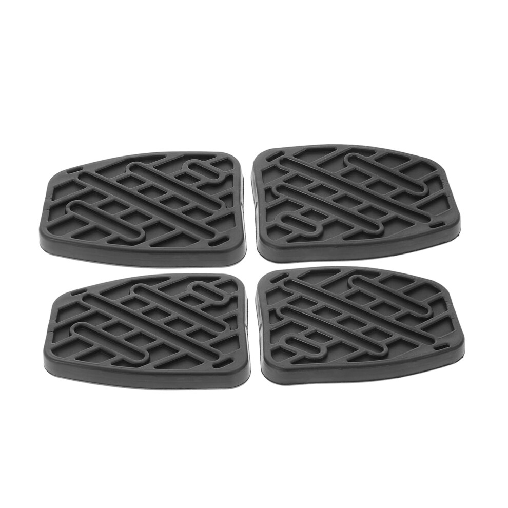 4Pcs Heavy Duty Rubber Clutch And Brake Pedal Pads With Antislip Grip For Manual Transmission Trucks 9450606507891