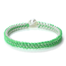 Pulseira trançada NANAHuang Trendy Rope, 17/19/21/23cm, não ajustável, feita à mão, larga, multicolorida, para mulheres e homens, joia da sorte