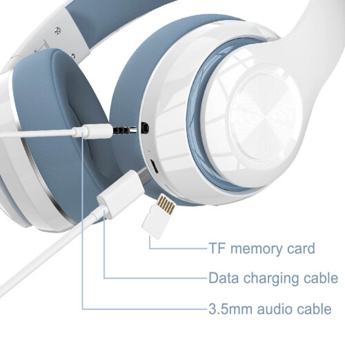 Ασύρματα ακουστικά Bluetooth Quinlirra Headworn Πλήρες πακέτο ακουστικών για αυτιά με 2