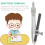 5 Pcs Drawing Compasses Protractor Drawing Compass for Art Kids Compass Drafting Compass Reusable Compass Student 5