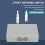 Mini2Port RJ45RJ45Network Switch Ethernet Network Box Switch Dual2Way Port Manual Sharing Switch Adaptor HUB 2