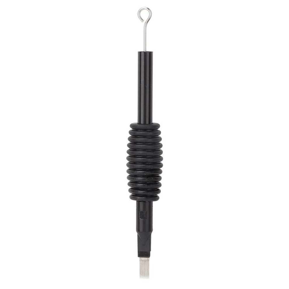 Tattoo Needles 5pcs 19mm Disposable Sterile with Silicone Grip and Adjustable Depth for Eyebrows Lips Eyeliner