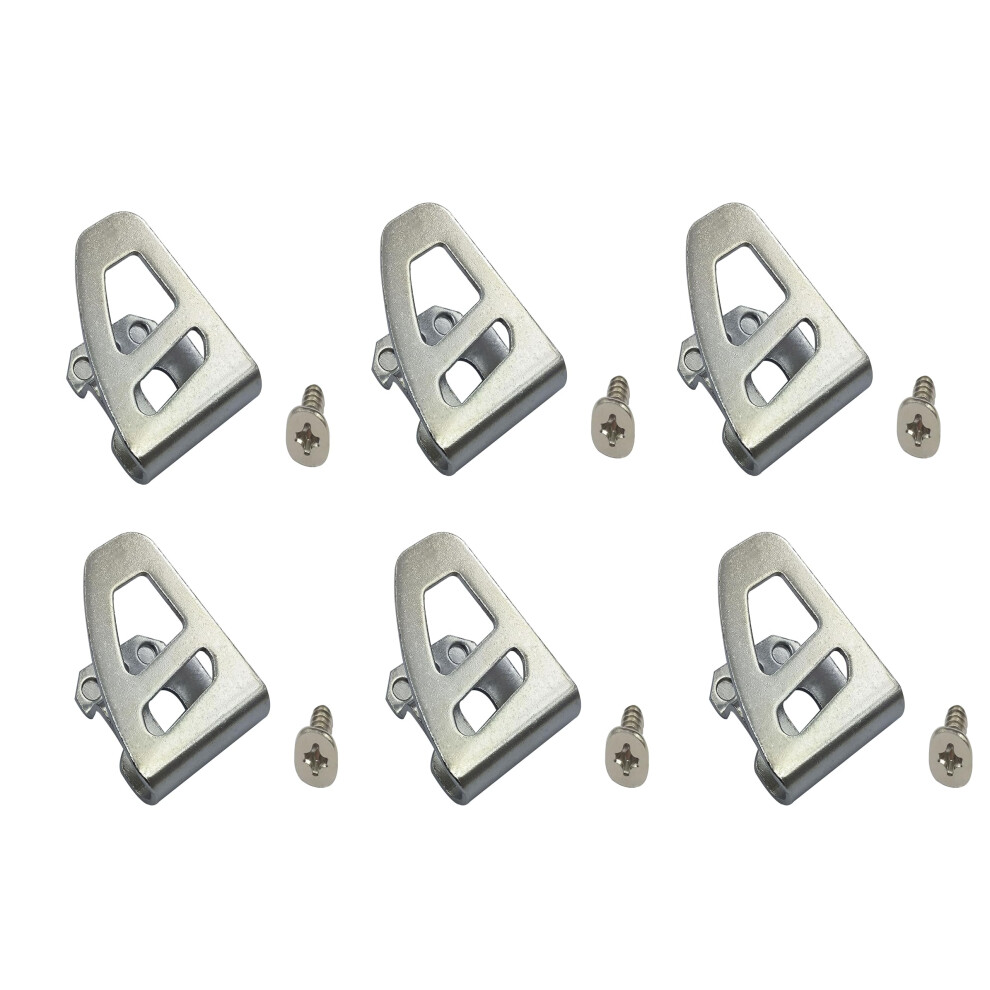 Belt Clip Replacement 6 Pack For Milwaukee M18 Drill And Impact Driver Secure Tool Attachment 9450606509680