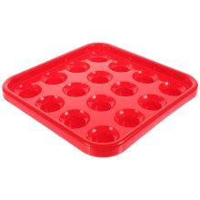 Billiard Ball Holder Tray Durable Wear‑Resistant Plastic Pool Ball Storage Organizer for Snooker and American Tables