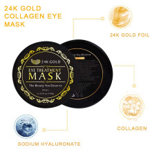 24K Gold Under Eye Patches – Collagen Eye Mask for Dark Circles, Puffiness and Fine Lines